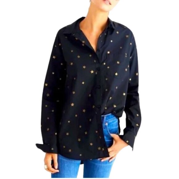 MADEWELL BUTTON DOWN STARS SHIRT - Picture 1 of 7